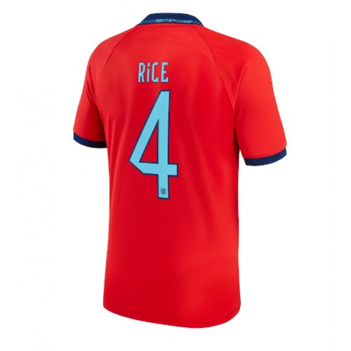 Engleska Declan Rice #4 Gostujuci Dres SP 2022 Kratak Rukav