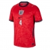 Engleska Declan Rice #4 Gostujuci Dres SP 2026 Kratak Rukav Engleska Declan Rice #4 Gostujuci Dres SP 2026 Kratak Rukav