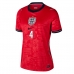 Engleska Declan Rice #4 Gostujuci Dres Ženska SP 2026 Kratak Rukav Engleska Declan Rice #4 Gostujuci Dres Ženska SP 2026 Kratak Rukav