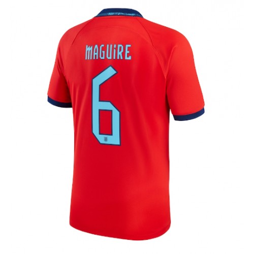 Engleska Harry Maguire #6 Gostujuci Dres SP 2022 Kratak Rukav
