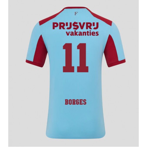 Feyenoord Goncalo Borges #11 Rezervni Dres 2025-26 Kratak Rukav Feyenoord Goncalo Borges #11 Rezervni Dres 2025-26 Kratak Rukav