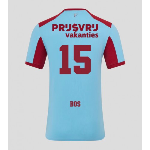 Feyenoord Jordan Bos #15 Rezervni Dres 2025-26 Kratak Rukav Feyenoord Jordan Bos #15 Rezervni Dres 2025-26 Kratak Rukav