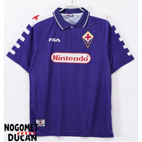 Fiorentina 1998-1999 Retro Domaci Dres Kratak Rukav Fiorentina 1998-1999 Retro Domaci Dres Kratak Rukav