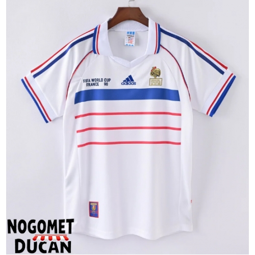 Francuska 1998 Retro Gostujuci Dres Kratak Rukav Francuska 1998 Retro Gostujuci Dres Kratak Rukav