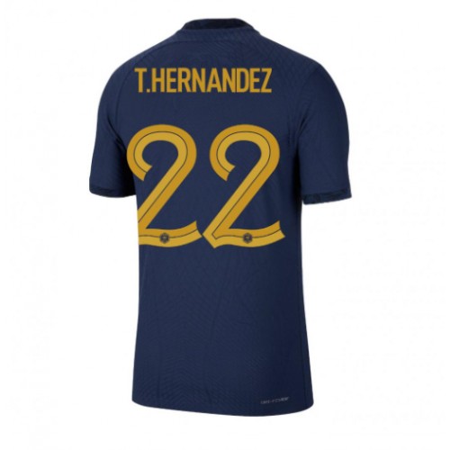 Francuska Theo Hernandez #22 Domaci Dres SP 2022 Kratak Rukav