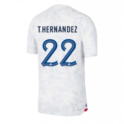 Francuska Theo Hernandez #22 Gostujuci Dres SP 2022 Kratak Rukav