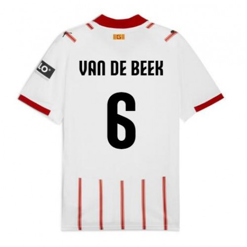 Girona Donny van de Beek #6 Domaci Dres 2025-26 Kratak Rukav Girona Donny van de Beek #6 Domaci Dres 2025-26 Kratak Rukav