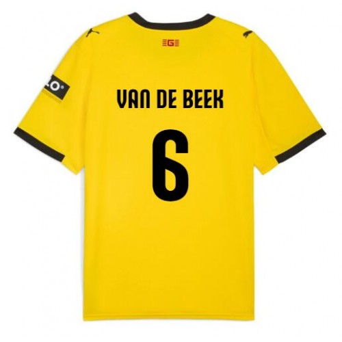 Girona Donny van de Beek #6 Gostujuci Dres 2025-26 Kratak Rukav Girona Donny van de Beek #6 Gostujuci Dres 2025-26 Kratak Rukav