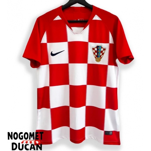 Hrvatska 2018 Retro Domaci Dres Kratak Rukav Hrvatska 2018 Retro Domaci Dres Kratak Rukav