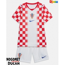 Hrvatska Domaci Dres za djecu SP 2026 Kratak Rukav (+ Kratke hlače)