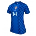 Hrvatska Ivan Perisic #14 Gostujuci Dres Ženska SP 2026 Kratak Rukav Hrvatska Ivan Perisic #14 Gostujuci Dres Ženska SP 2026 Kratak Rukav