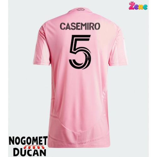 Inter Miami Casemiro #5 Domaci Dres Ženska 2026-27 Kratak Rukav Inter Miami Casemiro #5 Domaci Dres Ženska 2026-27 Kratak Rukav