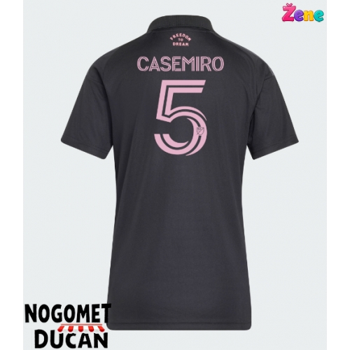 Inter Miami Casemiro #5 Gostujuci Dres Ženska 2026-27 Kratak Rukav Inter Miami Casemiro #5 Gostujuci Dres Ženska 2026-27 Kratak Rukav