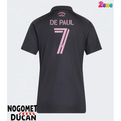 Inter Miami Rodrigo De Paul #7 Gostujuci Dres Ženska 2026-27 Kratak Rukav Inter Miami Rodrigo De Paul #7 Gostujuci Dres Ženska 2026-27 Kratak Rukav