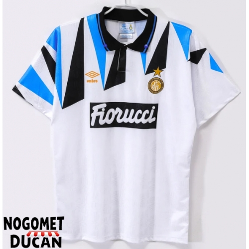 Inter Milan 1992-1993 Retro Gostujuci Dres Kratak Rukav Inter Milan 1992-1993 Retro Gostujuci Dres Kratak Rukav