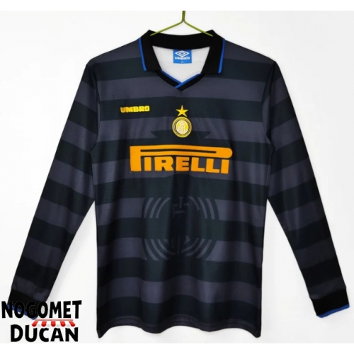 Inter Milan 1997-1998 Retro Rezervni Dres Dugi Rukav Inter Milan 1997-1998 Retro Rezervni Dres Dugi Rukav