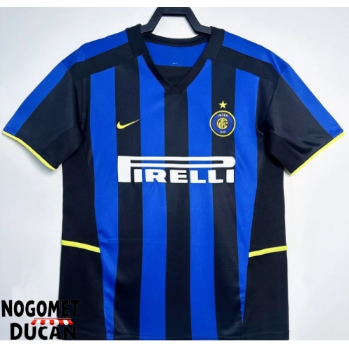 Inter Milan 2002-2003 Retro Domaci Dres Kratak Rukav Inter Milan 2002-2003 Retro Domaci Dres Kratak Rukav