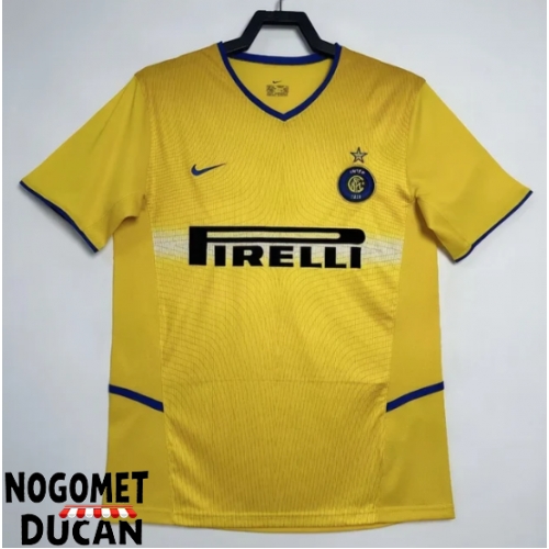 Inter Milan 2002-2003 Retro Rezervni Dres Kratak Rukav Inter Milan 2002-2003 Retro Rezervni Dres Kratak Rukav