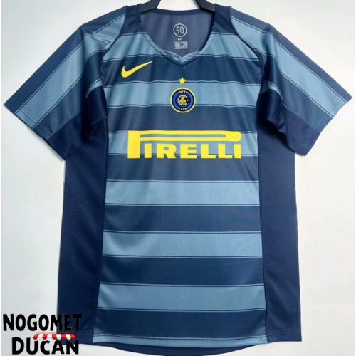 Inter Milan 2004-2005 Retro Rezervni Dres Kratak Rukav Inter Milan 2004-2005 Retro Rezervni Dres Kratak Rukav