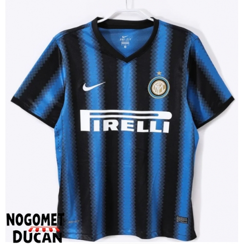 Inter Milan 2010-2011 Retro Domaci Dres Kratak Rukav Inter Milan 2010-2011 Retro Domaci Dres Kratak Rukav