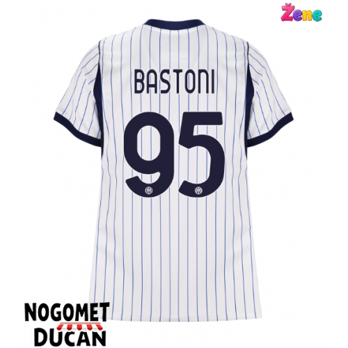 Inter Milan Alessandro Bastoni #95 Gostujuci Dres Ženska 2026-27 Kratak Rukav Inter Milan Alessandro Bastoni #95 Gostujuci Dres Ženska 2026-27 Kratak Rukav
