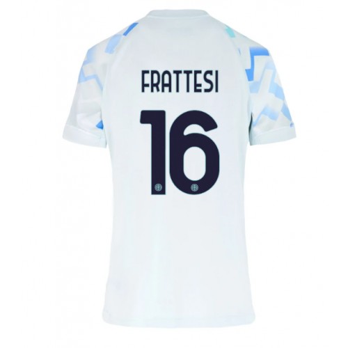 Inter Milan Davide Frattesi #16 Gostujuci Dres Ženska 2025-26 Kratak Rukav Inter Milan Davide Frattesi #16 Gostujuci Dres Ženska 2025-26 Kratak Rukav