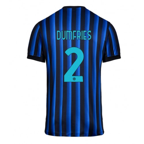 Inter Milan Denzel Dumfries #2 Domaci Dres 2025-26 Kratak Rukav Inter Milan Denzel Dumfries #2 Domaci Dres 2025-26 Kratak Rukav