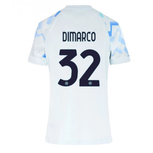 Inter Milan Federico Dimarco #32 Gostujuci Dres Ženska 2025-26 Kratak Rukav Inter Milan Federico Dimarco #32 Gostujuci Dres Ženska 2025-26 Kratak Rukav