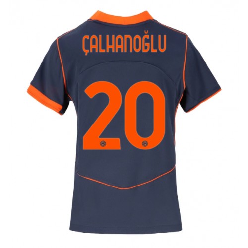 Inter Milan Hakan Calhanoglu #20 Rezervni Dres Ženska 2025-26 Kratak Rukav Inter Milan Hakan Calhanoglu #20 Rezervni Dres Ženska 2025-26 Kratak Rukav