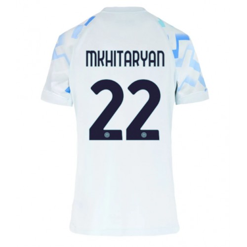 Inter Milan Henrikh Mkhitaryan #22 Gostujuci Dres Ženska 2025-26 Kratak Rukav Inter Milan Henrikh Mkhitaryan #22 Gostujuci Dres Ženska 2025-26 Kratak Rukav