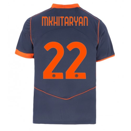 Inter Milan Henrikh Mkhitaryan #22 Rezervni Dres 2025-26 Kratak Rukav Inter Milan Henrikh Mkhitaryan #22 Rezervni Dres 2025-26 Kratak Rukav