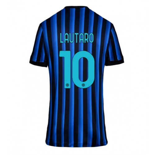 Inter Milan Lautaro Martinez #10 Domaci Dres Ženska 2025-26 Kratak Rukav Inter Milan Lautaro Martinez #10 Domaci Dres Ženska 2025-26 Kratak Rukav