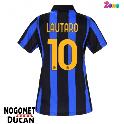 Inter Milan Lautaro Martinez #10 Domaci Dres Ženska 2026-27 Kratak Rukav Inter Milan Lautaro Martinez #10 Domaci Dres Ženska 2026-27 Kratak Rukav
