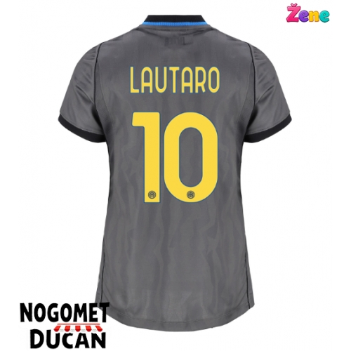 Inter Milan Lautaro Martinez #10 Rezervni Dres Ženska 2026-27 Kratak Rukav Inter Milan Lautaro Martinez #10 Rezervni Dres Ženska 2026-27 Kratak Rukav