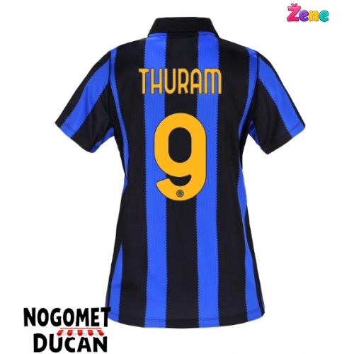 Inter Milan Marcus Thuram #9 Domaci Dres Ženska 2026-27 Kratak Rukav Inter Milan Marcus Thuram #9 Domaci Dres Ženska 2026-27 Kratak Rukav