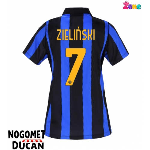 Inter Milan Piotr Zielinski #7 Domaci Dres Ženska 2026-27 Kratak Rukav Inter Milan Piotr Zielinski #7 Domaci Dres Ženska 2026-27 Kratak Rukav