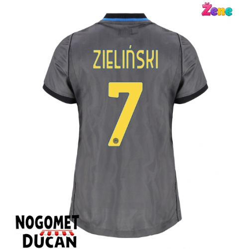 Inter Milan Piotr Zielinski #7 Rezervni Dres Ženska 2026-27 Kratak Rukav Inter Milan Piotr Zielinski #7 Rezervni Dres Ženska 2026-27 Kratak Rukav