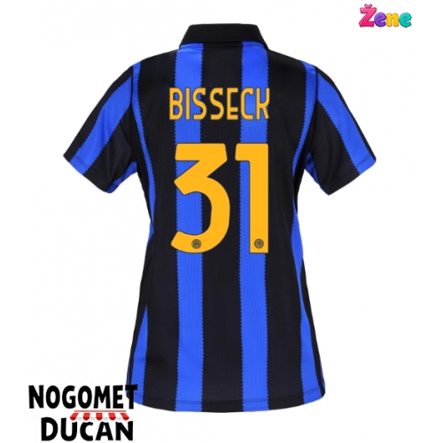 Inter Milan Yann Bisseck #31 Domaci Dres Ženska 2026-27 Kratak Rukav Inter Milan Yann Bisseck #31 Domaci Dres Ženska 2026-27 Kratak Rukav