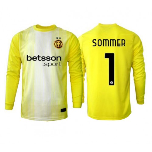 Inter Milan Yann Sommer #1 Golman Gostujuci Dres 2025-26 Dugi Rukav Inter Milan Yann Sommer #1 Golman Gostujuci Dres 2025-26 Dugi Rukav