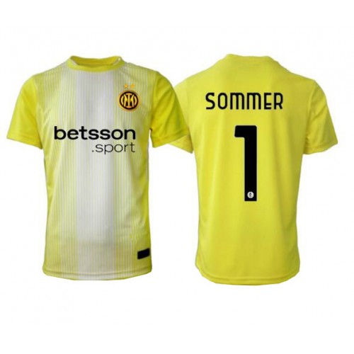 Inter Milan Yann Sommer #1 Golman Gostujuci Dres 2025-26 Kratak Rukav Inter Milan Yann Sommer #1 Golman Gostujuci Dres 2025-26 Kratak Rukav