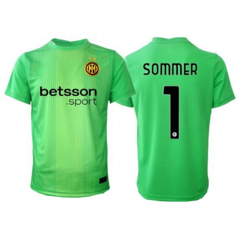 Inter Milan Yann Sommer #1 Golman Rezervni Dres 2025-26 Kratak Rukav Inter Milan Yann Sommer #1 Golman Rezervni Dres 2025-26 Kratak Rukav