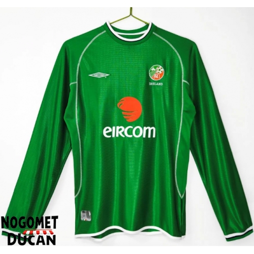 Irska 2002 Retro Domaci Dres Dugi Rukav Irska 2002 Retro Domaci Dres Dugi Rukav