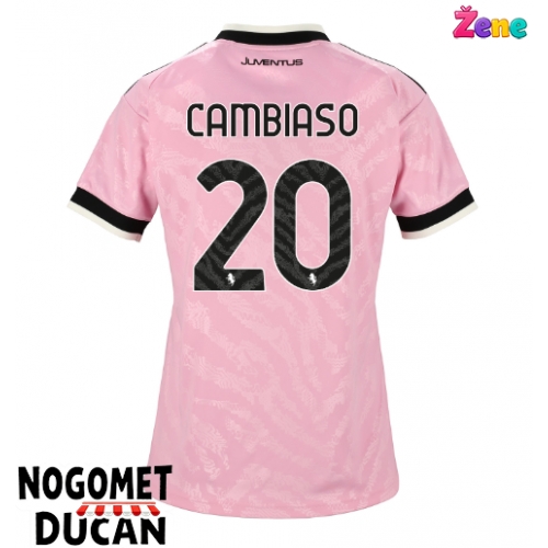 Juventus Andrea Cambiaso #20 Gostujuci Dres Ženska 2026-27 Kratak Rukav Juventus Andrea Cambiaso #20 Gostujuci Dres Ženska 2026-27 Kratak Rukav