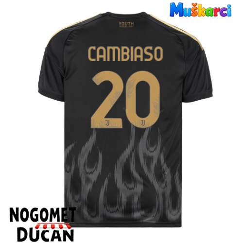 Juventus Andrea Cambiaso #20 Rezervni Dres 2026-27 Kratak Rukav Juventus Andrea Cambiaso #20 Rezervni Dres 2026-27 Kratak Rukav
