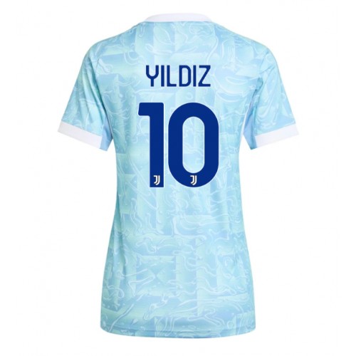 Juventus Kenan Yildiz #10 Gostujuci Dres Ženska 2025-26 Kratak Rukav Juventus Kenan Yildiz #10 Gostujuci Dres Ženska 2025-26 Kratak Rukav