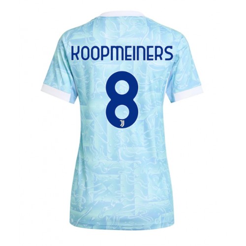 Juventus Teun Koopmeiners #8 Gostujuci Dres Ženska 2025-26 Kratak Rukav Juventus Teun Koopmeiners #8 Gostujuci Dres Ženska 2025-26 Kratak Rukav