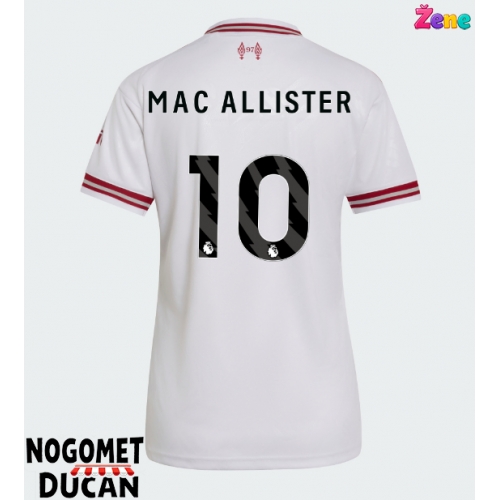 Liverpool Alexis Mac Allister #10 Gostujuci Dres Ženska 2026-27 Kratak Rukav Liverpool Alexis Mac Allister #10 Gostujuci Dres Ženska 2026-27 Kratak Rukav