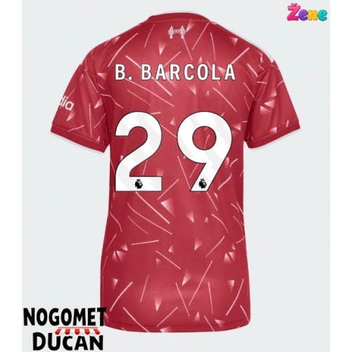 Liverpool Bradley Barcola #29 Domaci Dres Ženska 2026-27 Kratak Rukav Liverpool Bradley Barcola #29 Domaci Dres Ženska 2026-27 Kratak Rukav