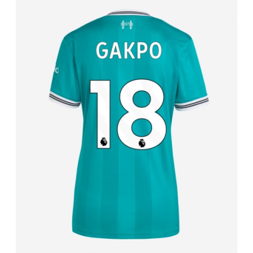 Liverpool Cody Gakpo #18 Rezervni Dres Ženska 2025-26 Kratak Rukav Liverpool Cody Gakpo #18 Rezervni Dres Ženska 2025-26 Kratak Rukav