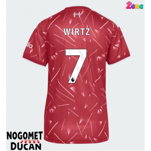 Liverpool Florian Wirtz #7 Domaci Dres Ženska 2026-27 Kratak Rukav Liverpool Florian Wirtz #7 Domaci Dres Ženska 2026-27 Kratak Rukav